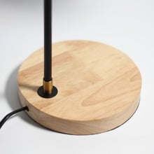 Gordon Metal & Rubberwood Table Lamp